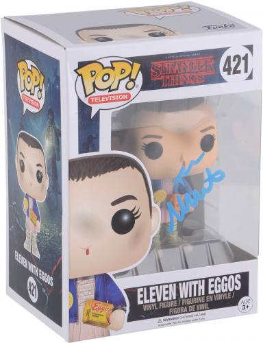 Millie Bobby Brown Stranger Things Autographed #421 Eleven with Eggos Funko - BAS