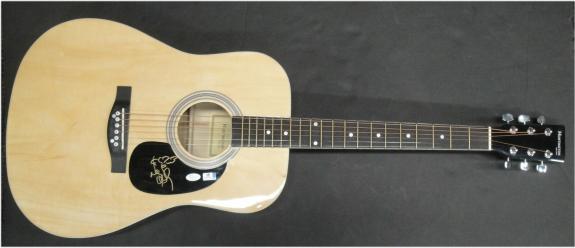 Nancy Wilson Hand Signed Autographed Acoustic Guitar Rock Star JSA V38866