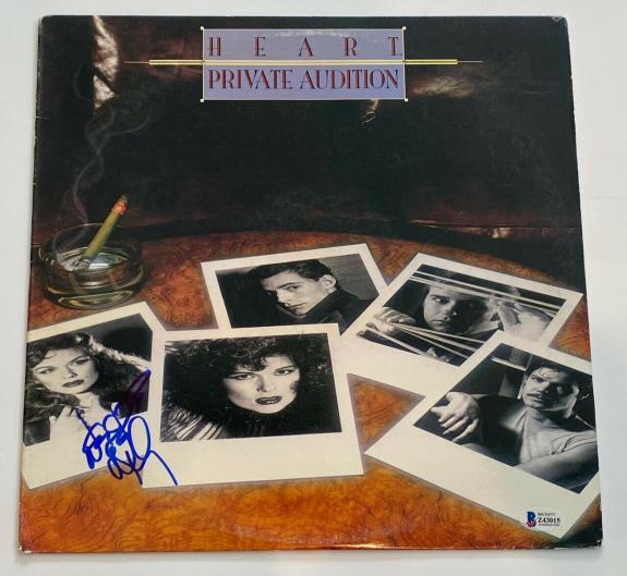 Nancy Wilson Signed Heart Private Audition Vinyl Record Album Beckett COA