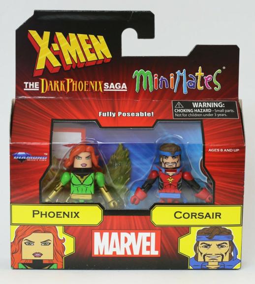 NEW SEALED 2021 Marvel Minimates X-Men Phoenix + Corsair Action Figure Set