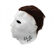 Nick Castle “Michael Myers” Signed “Halloween” White Replica Mask with “The Shape” Inscription