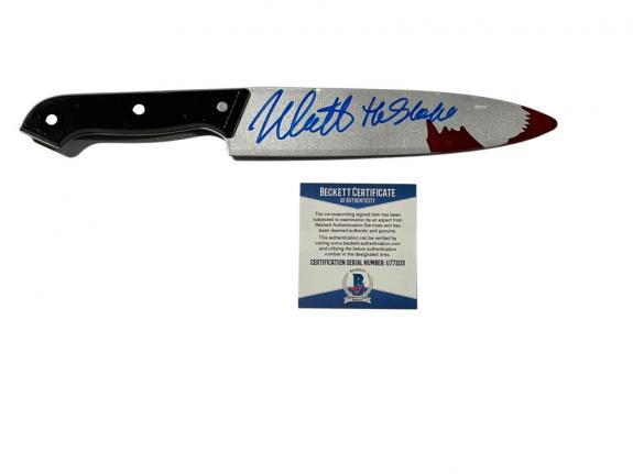 Nick Castle Signed Halloween Prop Knife The Shape Michael Myers Auto Beckett 10