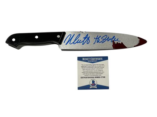 Nick Castle Signed Halloween Prop Knife The Shape Michael Myers Auto Beckett 2