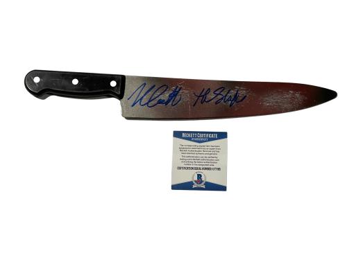 Nick Castle Signed Halloween Prop Knife The Shape Michael Myers Auto Beckett 27