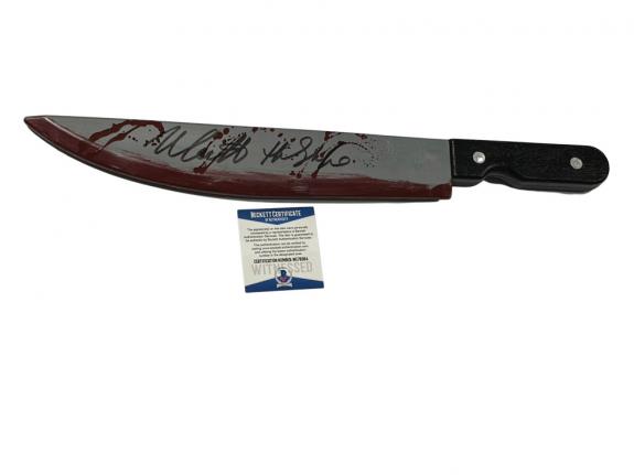 Nick Castle Signed Halloween Prop Knife The Shape Michael Myers Auto Beckett 32