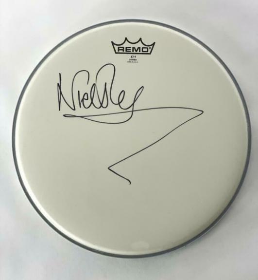 Nick Mason Signed Autograph 13" Drumhead - Pink Floyd Dark Side Of The Moon Jsa