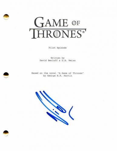 Nikolaj Coster-waldau Signed Autograph Game Of Thrones Full Pilot Script - Jamie