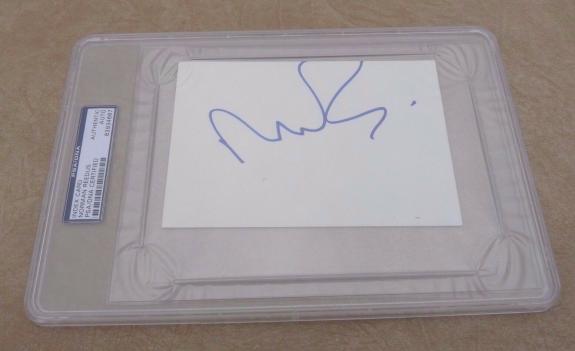 Norman Reedus 2003 Autographed Signed 4x6 Index Card PSA Certified & Slabbed