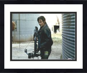 Norman Reedus Autographed 11" x 14" The Walking Dead Photo PSA DNA COA