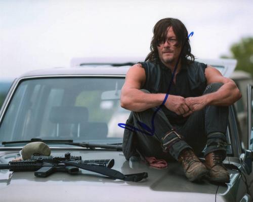 Norman Reedus Signed Autograph 8x10 Photo - Daryl Dixon In The Walking Dead