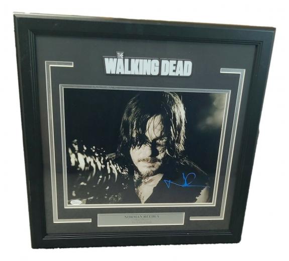 Norman Reedus Signed Autographed 11x14 Photo Framed Walking Dead WP468052