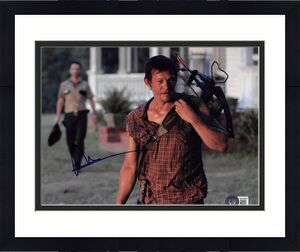 Norman Reedus The Walking Dead Signed 8x10 Photo BAS #BF88089