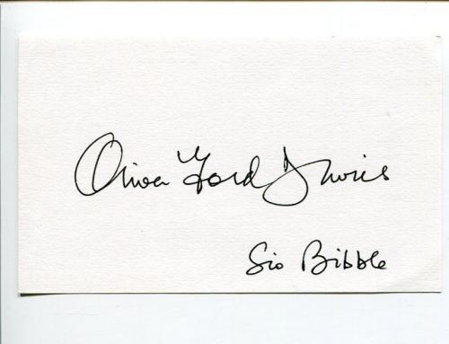 Oliver Ford Davies Star Wars Sio Bibbl Kavanagh QC Signed Autograph