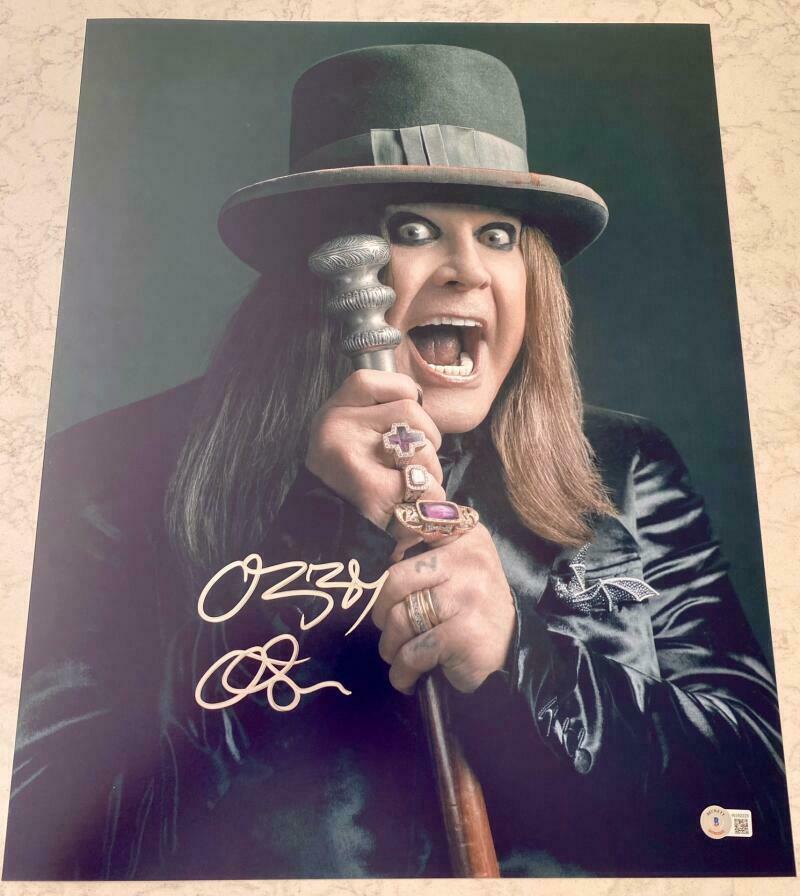 OZZY OSBOURNE 6 Black Sabbath autographed signed photo REPRINT 