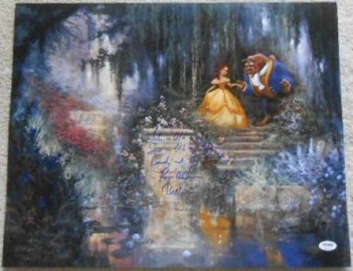 PAIGE O' HARA VOICE OF BELLE SIGNED BEAUTY & THE BEAST 16x20 INSCRIBED PHOTO PSA