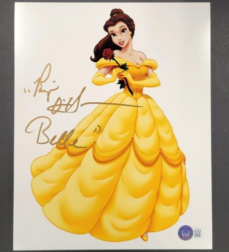 Paige O'Hara (voice of Belle) signed Beauty and the Beast 8x10 Photo ~ BAS COA