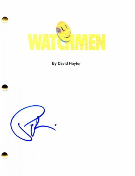 Patrick Wilson Signed Autograph - Watchmen Movie Script - Jeffrey Dean Morgan