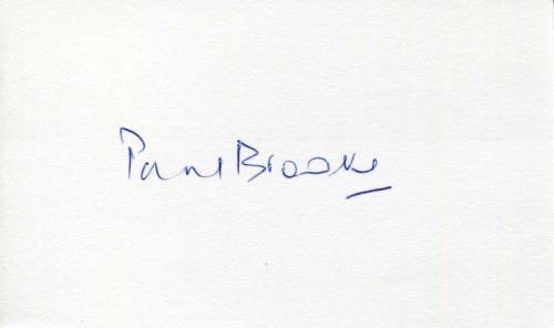 Paul Brooke Star Wars James Bond Bridget Jones's Diary Signed Autograph