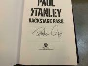Paul Stanley Backstage Pass Kiss Signed Autographed Book Beckett Certified