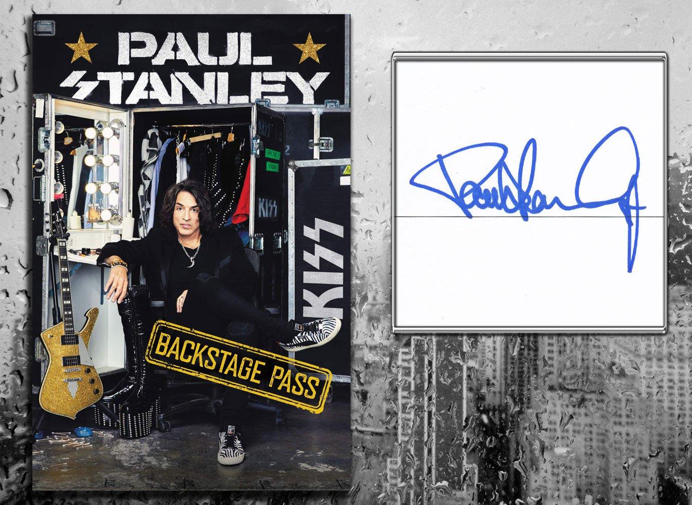 Paul Stanley Backstage Pass Signed Hardcover Book