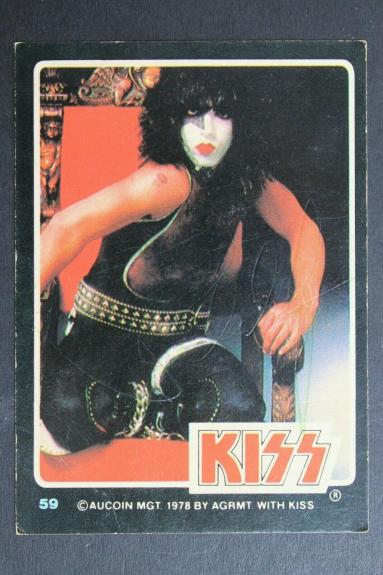 Paul Stanley KISS Starchild Rocker Signed Autographed 1978 Aucoin Donruss #59
