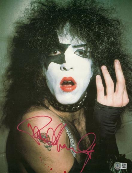 Paul Stanley Signed Autographed 11X14 Photo KISS in Make Up BAS BB76362