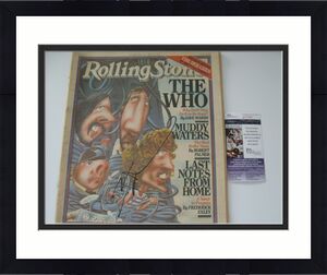 Pete Townsend Autographed The Who Rolling Stone Original Magazine JSA #S70365