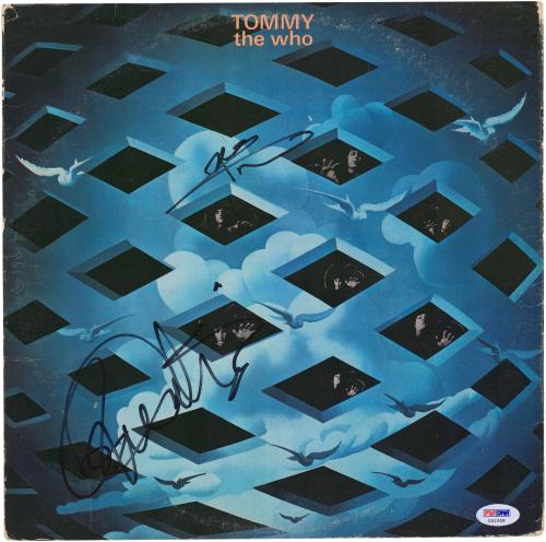 Pete Townshend  & Roger Daltrey The Who Autographed Tommy Album - PSA