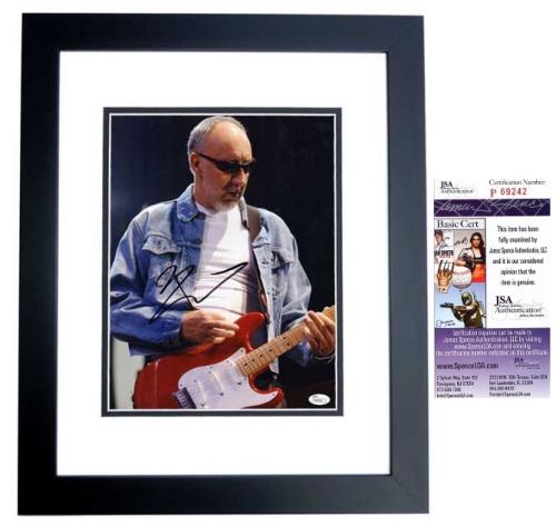 Pete Townshend Signed - Autographed The WHO Guitarist 11x14 inch Photo + JSA Certificate of Authenticity - Minor Smudge