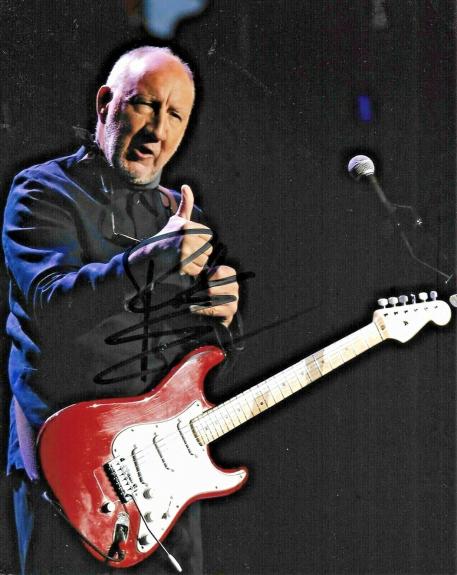 Pete Townshend The Who Rock Band Authentic Signed 8x10 Auto Photo DG COA #3