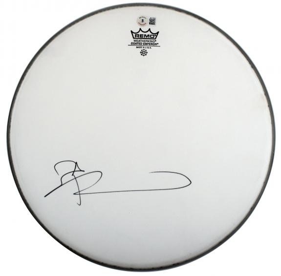 Pete Townshend The Who Signed 14 Inch Remo Drum Head BAS #BC13609