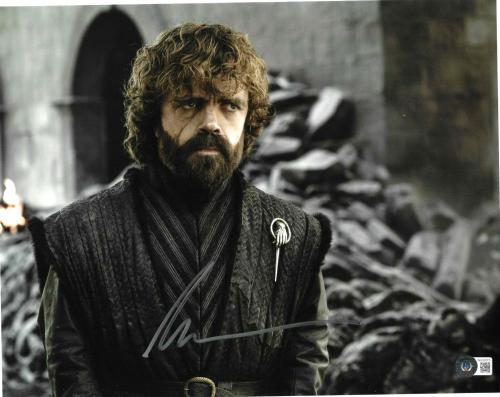 Peter Dinklage Signed 11x14 Game of Thrones Photo Beckett BAS Witnessed