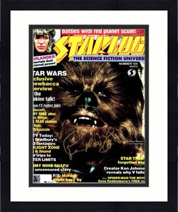 PETER MAYHEW Signed Autographed Star Wars "STARLOG" Magazine BECKETT BAS #F04257
