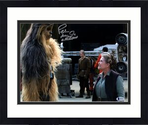 PETER MAYHEW Signed  STAR WARS "Chewbacca" 11x14 Photo BECKETT BAS #D55759
