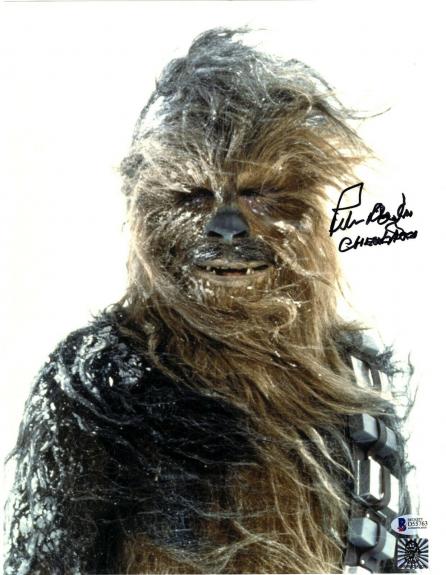 PETER MAYHEW Signed  STAR WARS "Chewbacca" 11x14 Photo BECKETT BAS #D55763