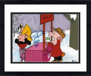Peter Robbins Voice Of Charlie Brown Signed 8x10 Photo OC Dugout Exclusive 