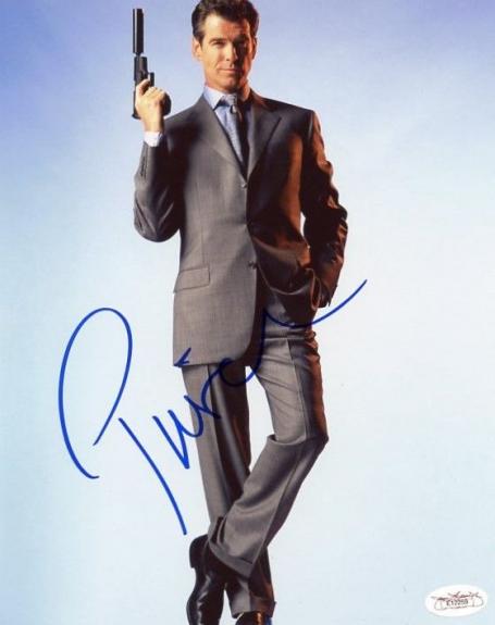 Pierce Brosnan James Bond Signed 8X10 Photo Autograph JSA #E12259