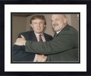 President Donald Trump & Gov Jesse Ventura 16x20 Photo WWE Wrestlemania Predator