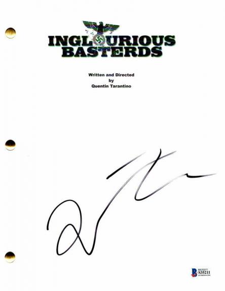 Quentin Tarantino Signed Autograph - Inglourious Basterds Movie Script Bastards
