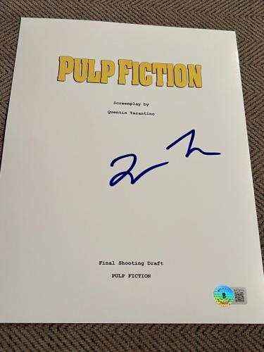 Quentin Tarantino Signed Autograph Movie Script Pulp Fiction Beckett Bas Coa F
