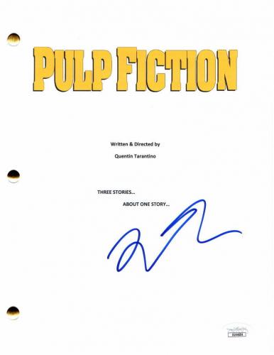 Quentin Tarantino Signed Autograph Pulp Fiction Full Movie Script - Rare W/ Jsa