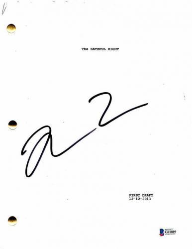 Quentin Tarantino Signed Autograph - The Hateful Eight Movie Script Pulp Fiction