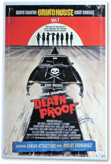 Quentin Tarantino Signed Autographed 12X18 Photo Death Proof JSA RR32184