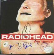 Radiohead Full Band Signed Mint Autograph "the Bends" Album Vinyl Thom Yorke +5