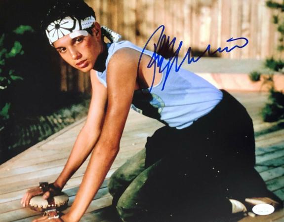 Ralph Macchio Karate Kid Signed Autographed Photo 11x14 JSA Authenticated 5