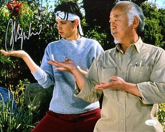 Ralph Macchio Signed 11x14 The Karate Kid Mr. Miyagi Photo JSA ITP