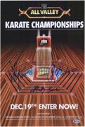 Ralph Macchio, William Zabka and Martin Kove Autographed 12" x 18" Karate Kid Movie Poster