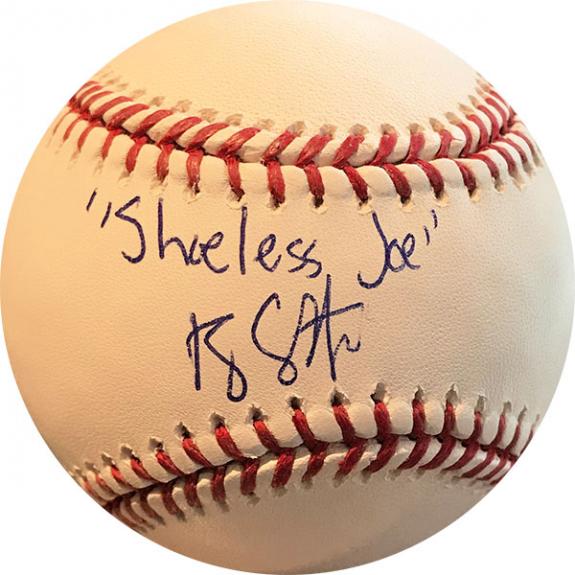 Ray Liotta Autographed Baseball with 'Shoeless Joe' Inscription