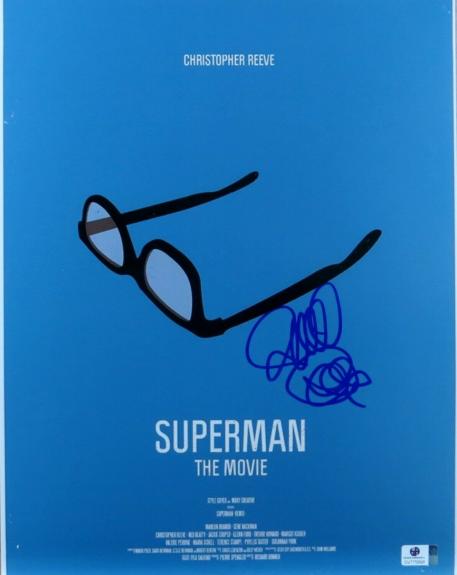 Richard Donner Autographed 11X14 Photo Superman Promo Poster Director JSA U16735