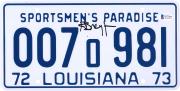 Richard Dreyfuss Jaws Autographed License Plate - BAS